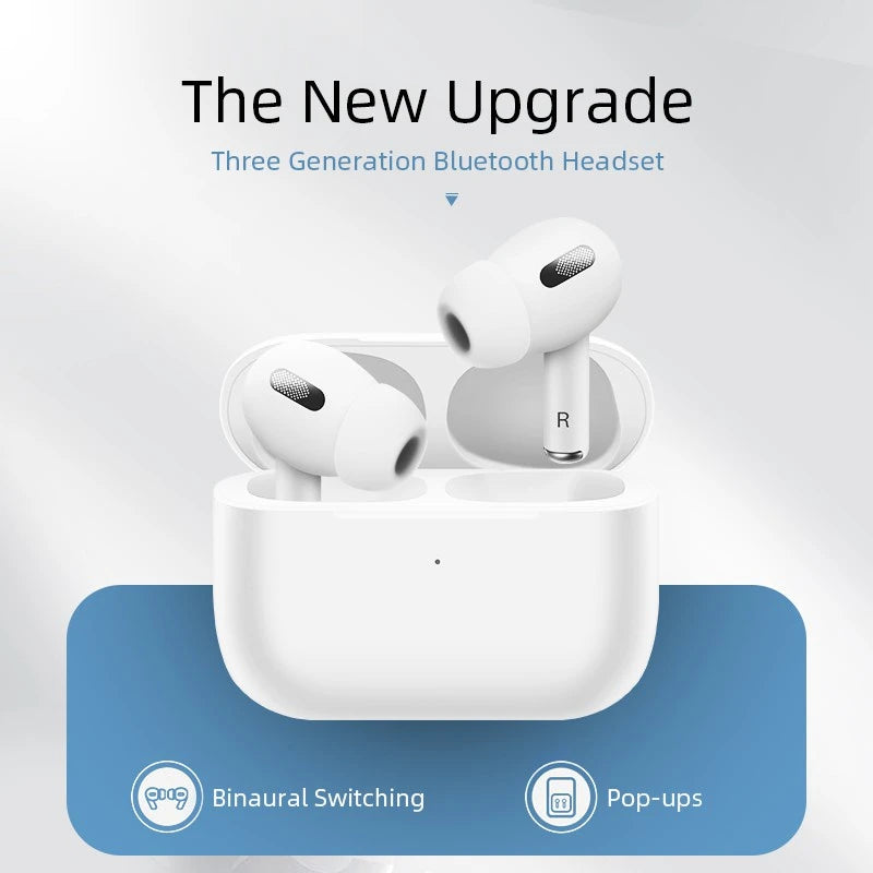 Fone De Ouvido AirPods Pro Inpods 13 Bluetooth Sem Fio Com Microfone Fones esportivos Adequado Branco